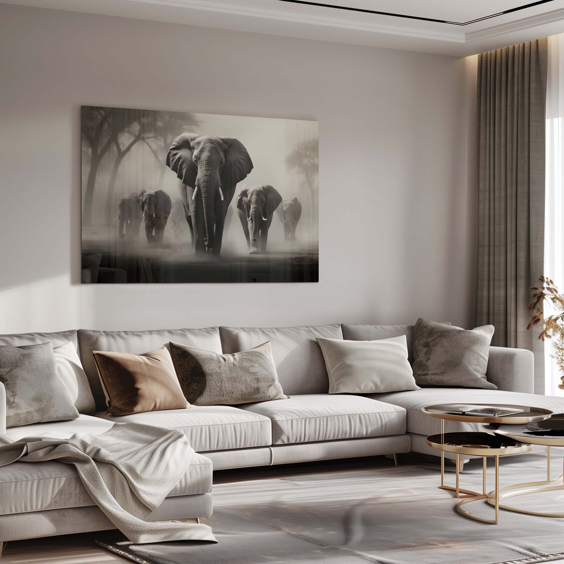Elephant Family II – Verre