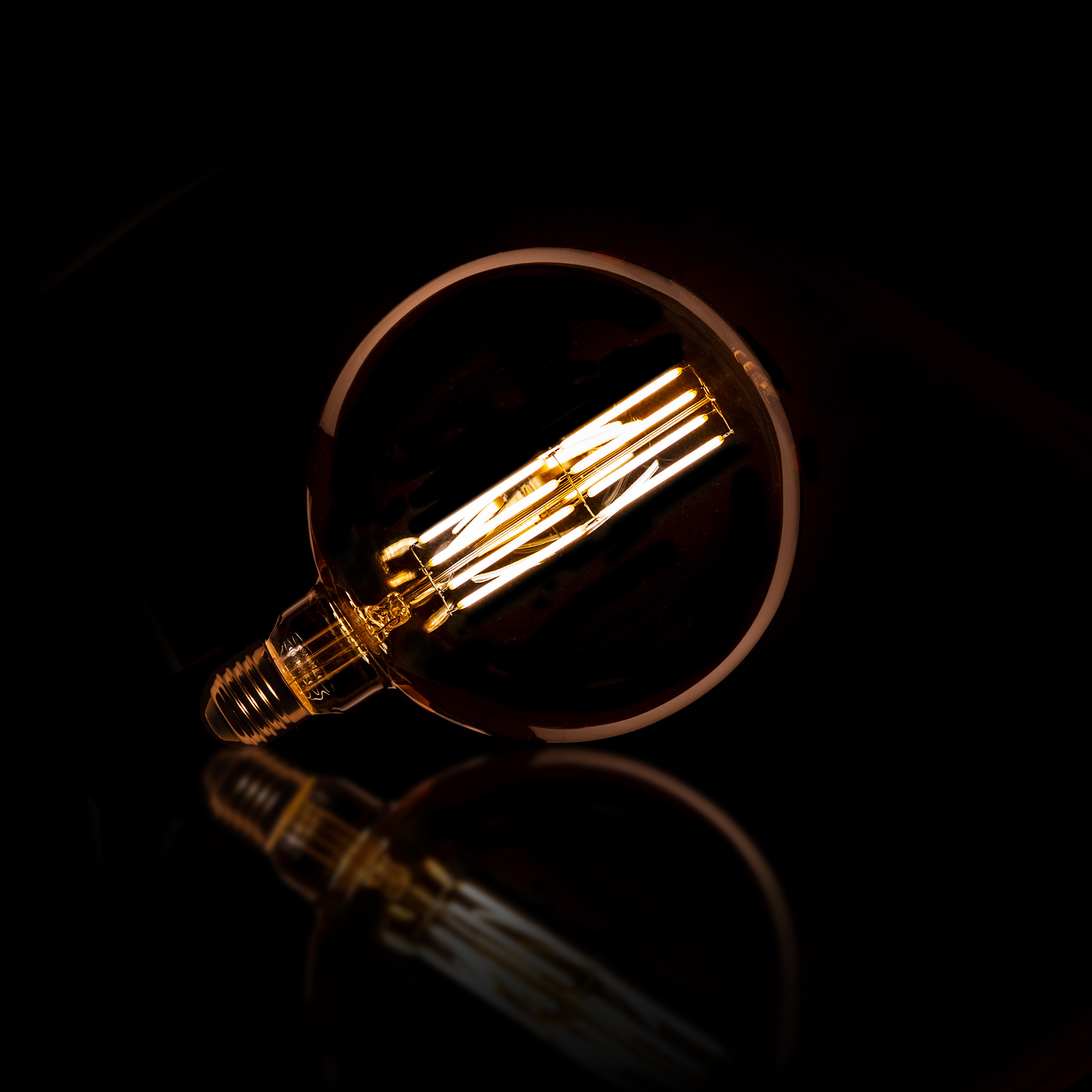 Source lumineuse Ampoule à filament LED [G150] Ø15 / Verre ambré
