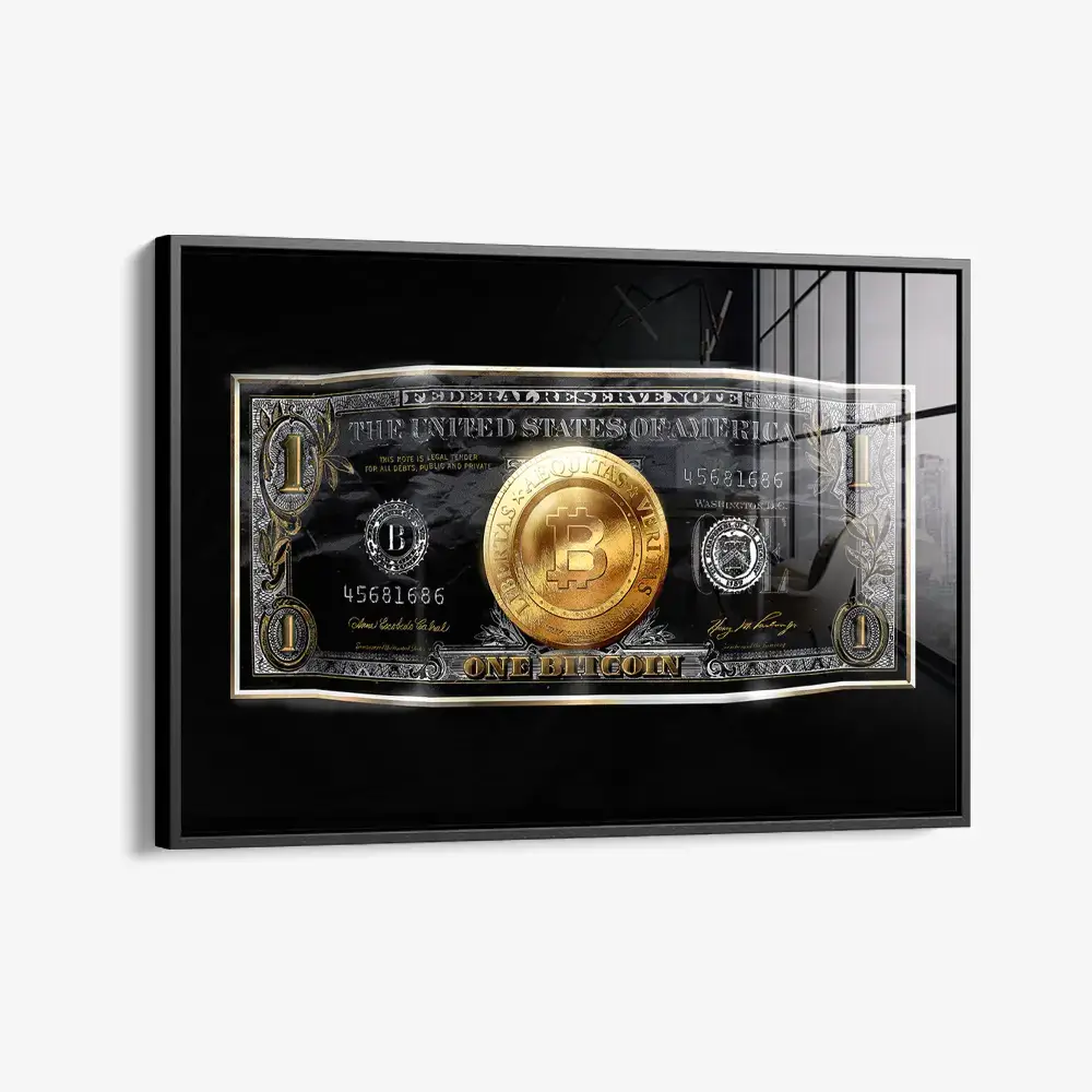 One Bitcoin – Verre