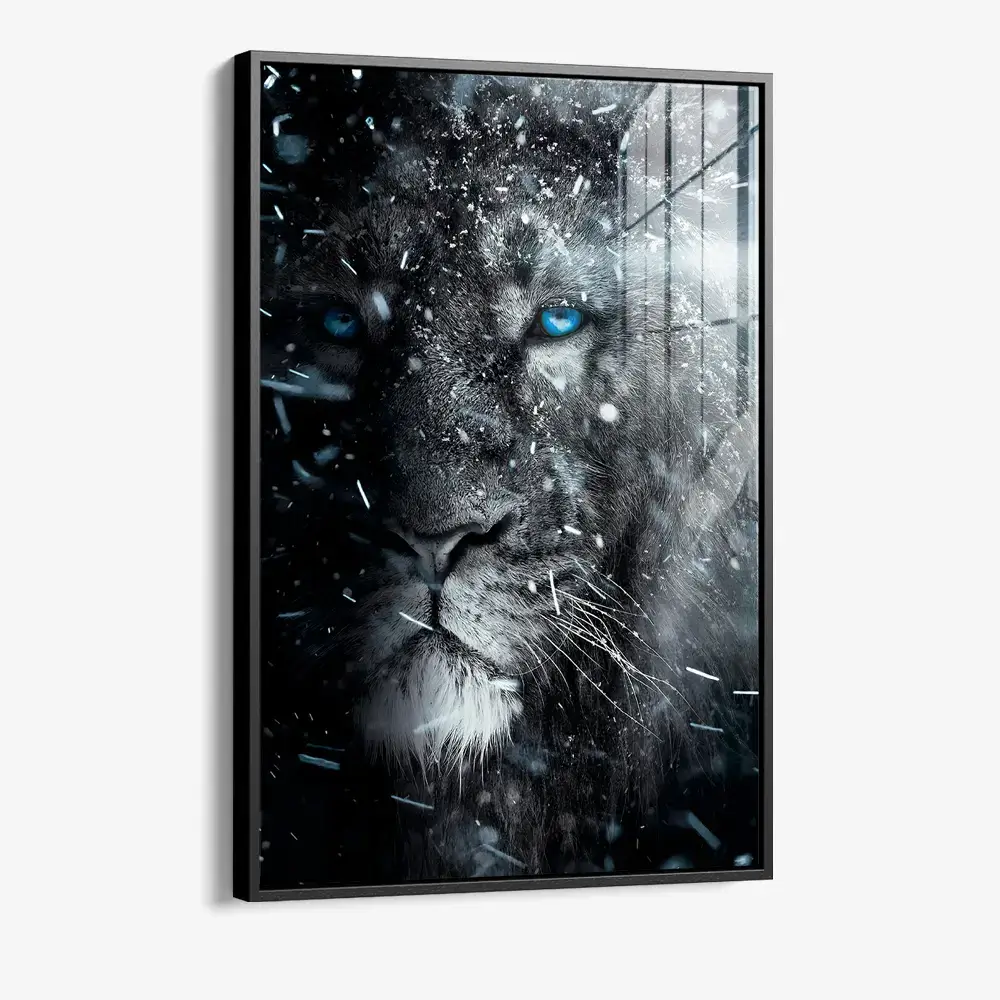Snowy Lion - Verre