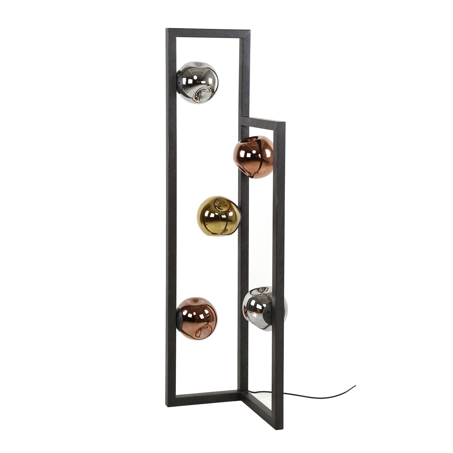 Lampadaire Stellar 5 lumières Artic noir