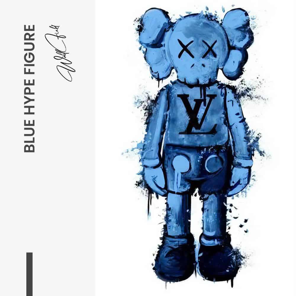 “Blue Hype Figure"