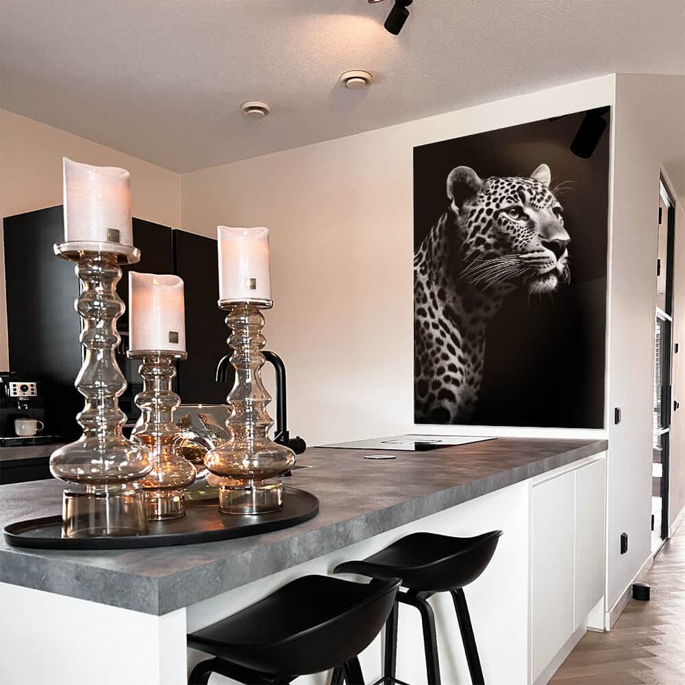 Leopard Black - Verre