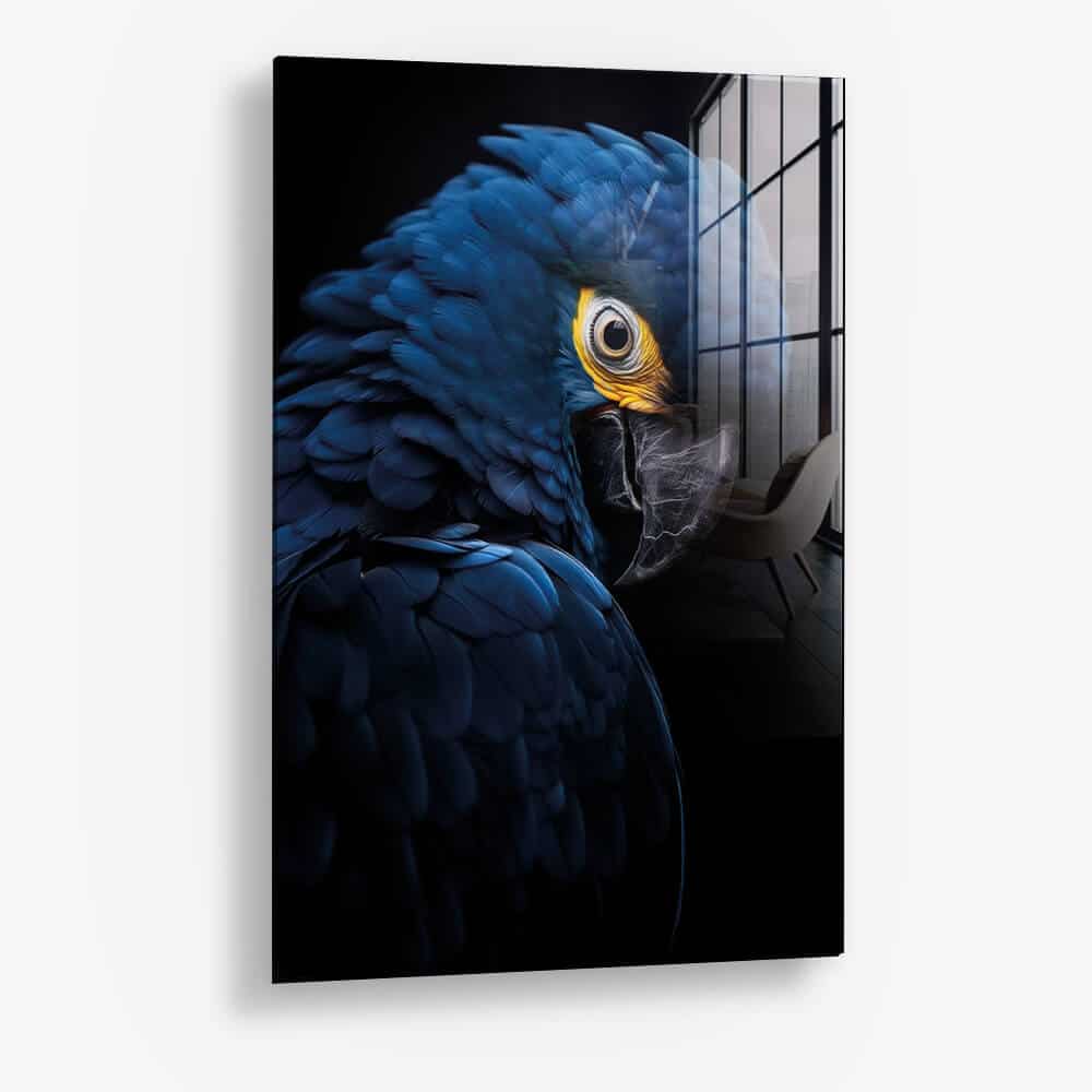 Blue Macaw – Verre