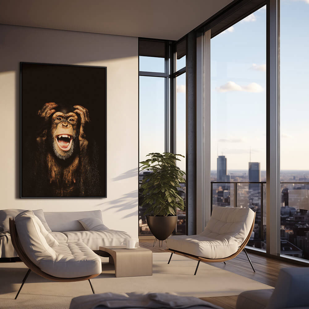 "Dark Monkey Hear no Evil"
