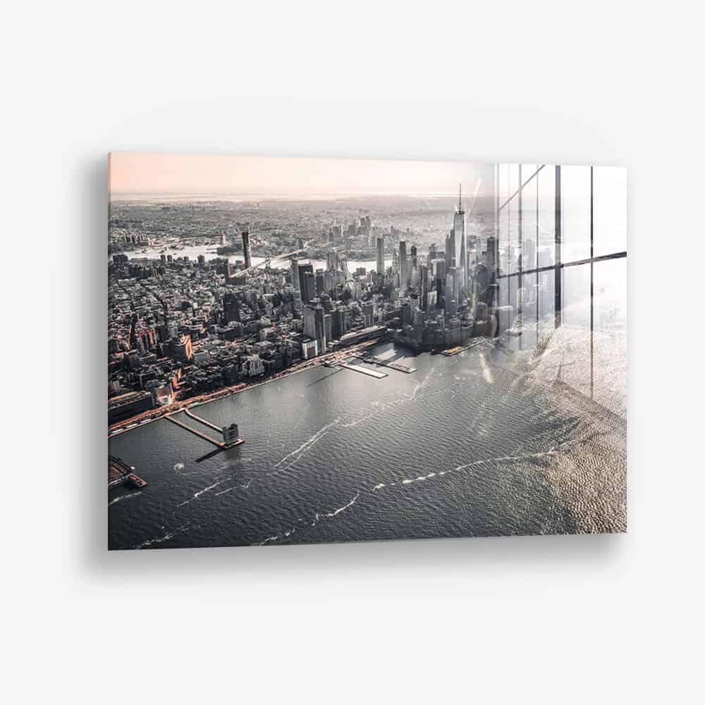 NY Birdview - Verre