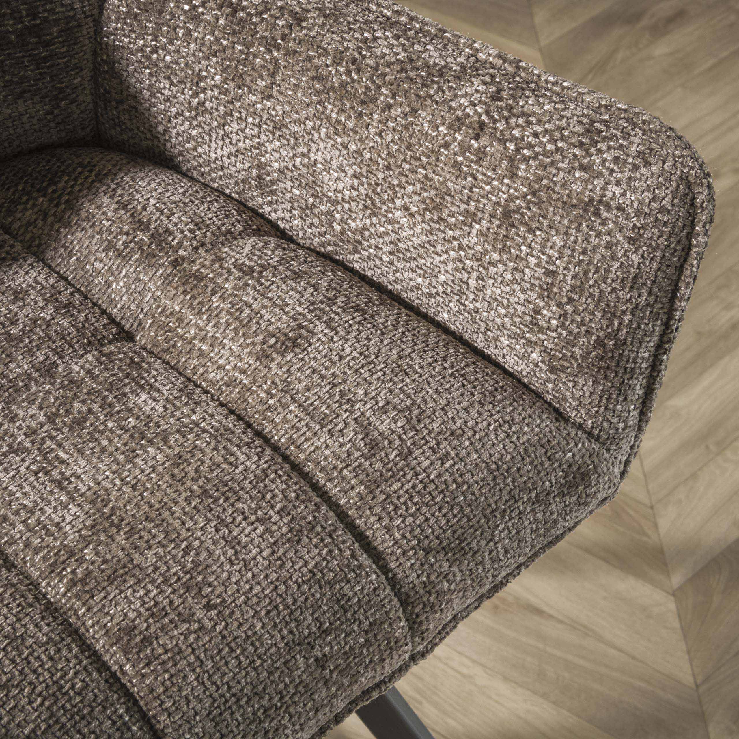 Chaise de bar Raster rotative - par 2 - Hoven taupe