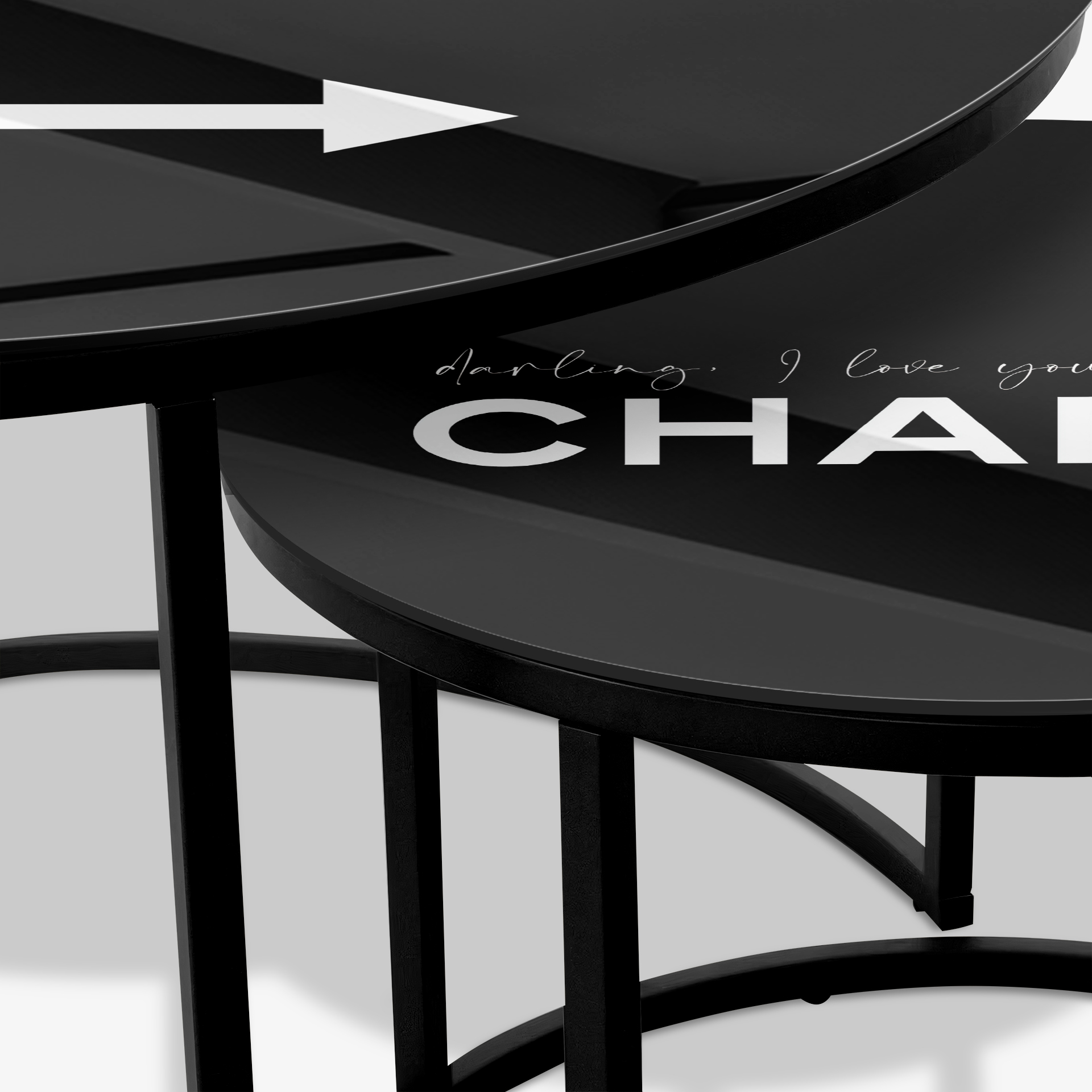 Table basse Noir - Fashion Noir