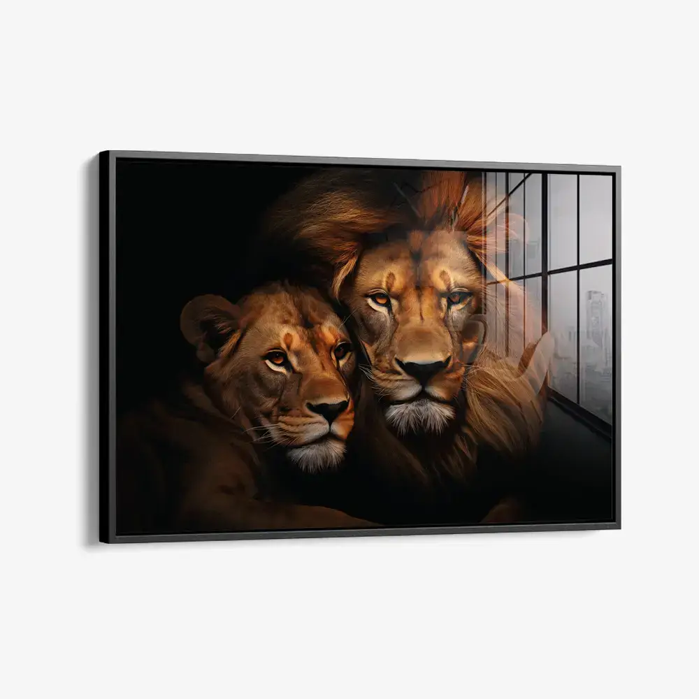 Lion Couple HZ – Verre