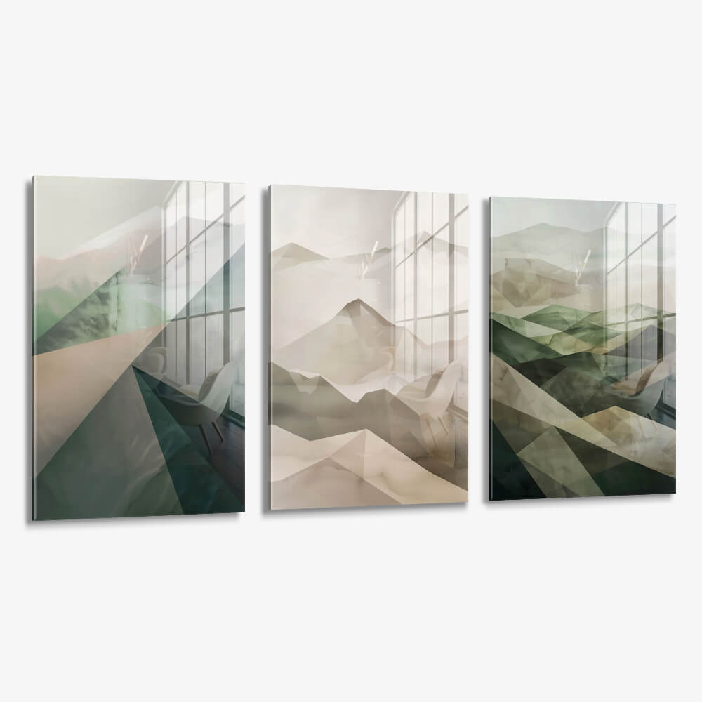 Bundle: "Misty Geometry" (3x) – Verre