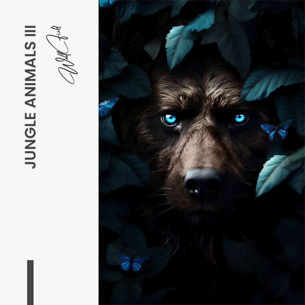Bundle: "Jungle Animals II" (3x) – Verre
