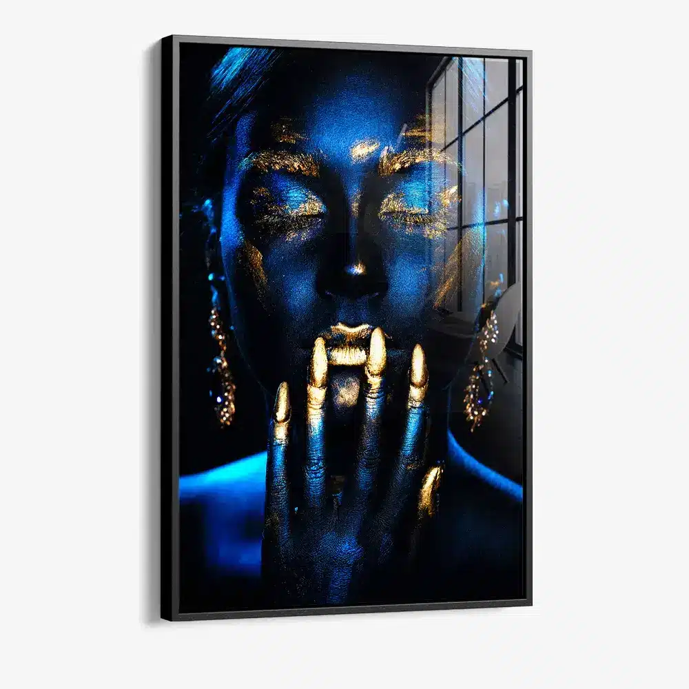 Blue Woman – Verre
