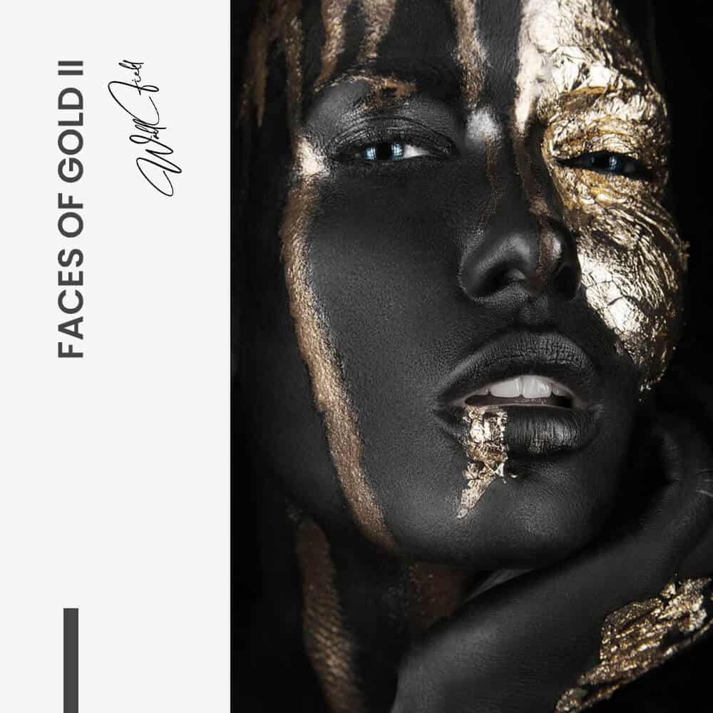 Bundle: Golden Faces (3x) – Glass