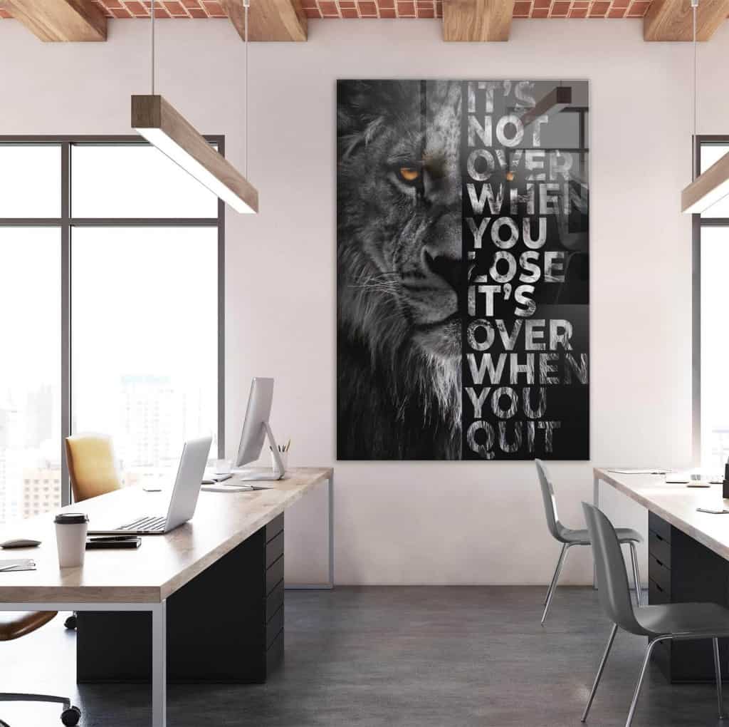 Never Give Up - Verre