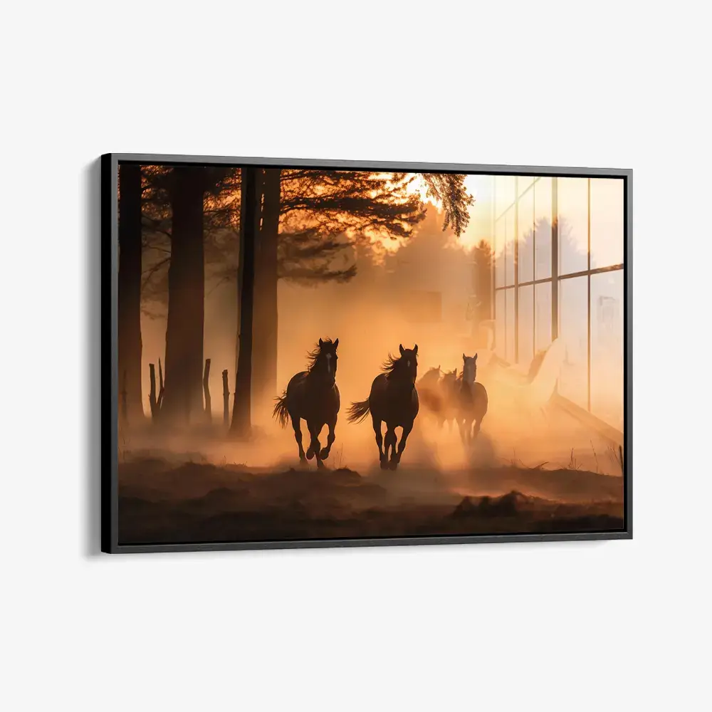 Running Horses – Verre