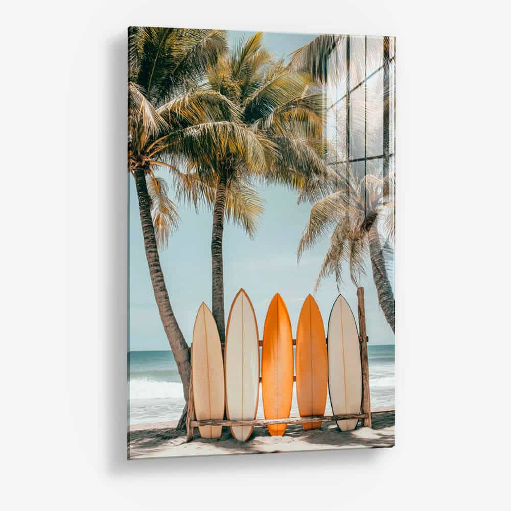 Surfboards & Palm Trees – Verre