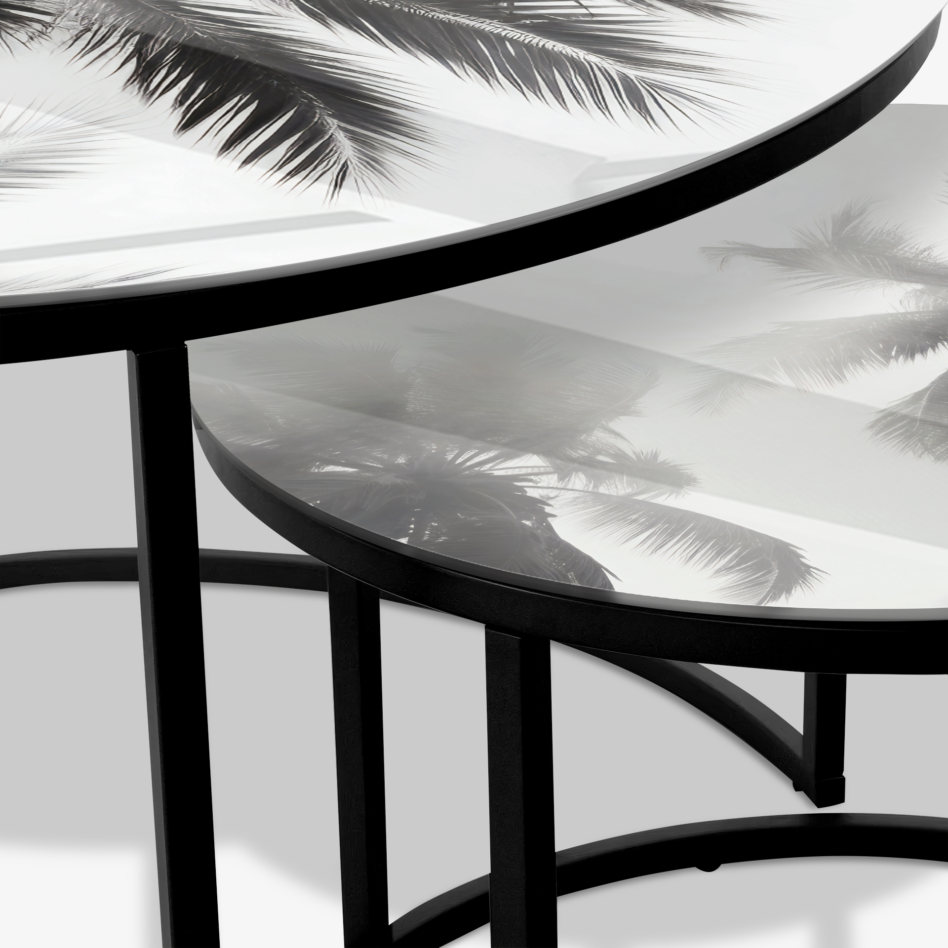 Table basse Noir - Sous le Plateau Palm