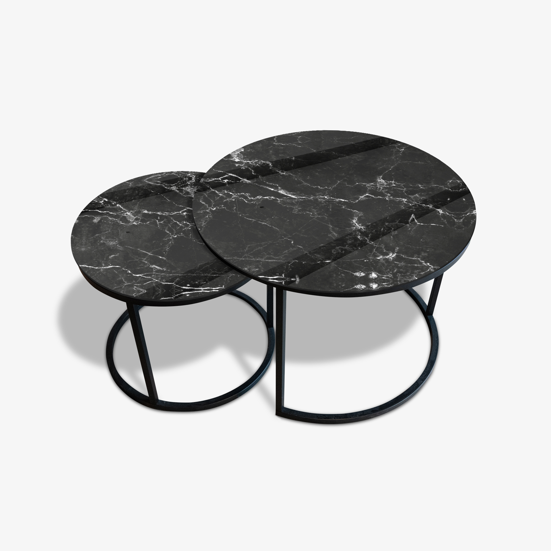 Table basse Noir - Pierre Noire