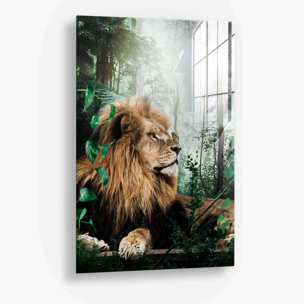 Forest Lion - Verre
