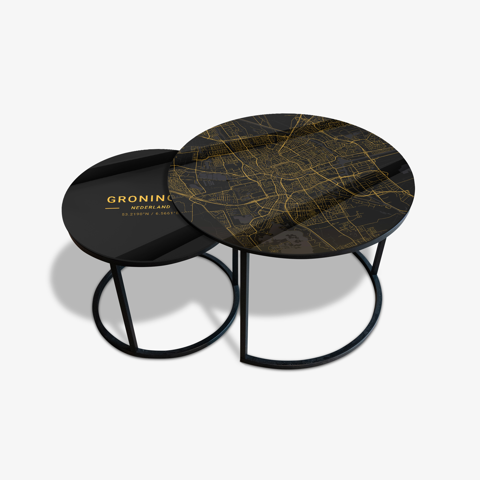 Table basse Noir - Groningen Or