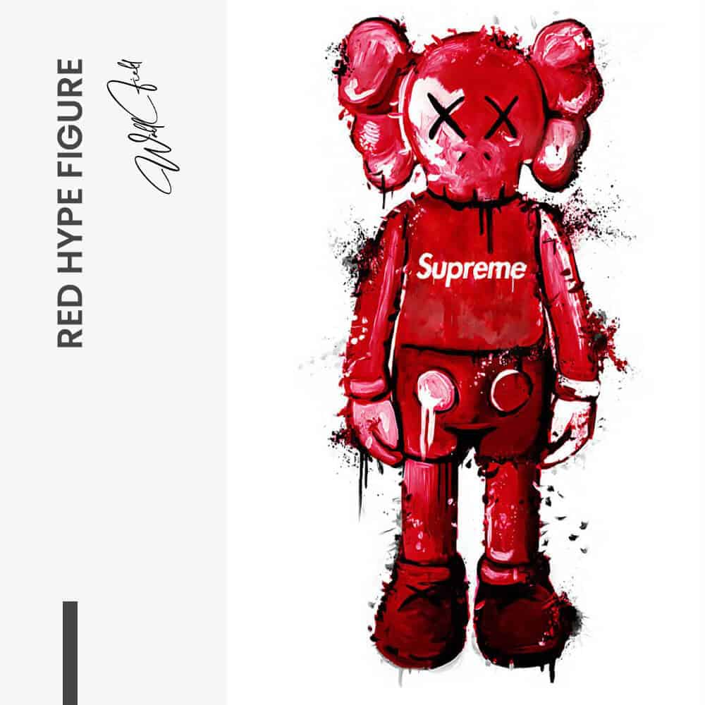 Red Hype Figure - Verre