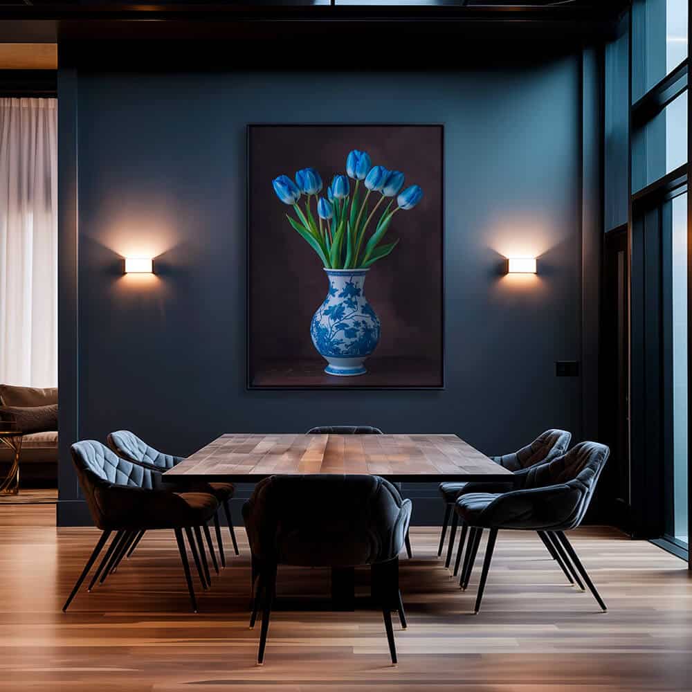 "Blue Tulips"