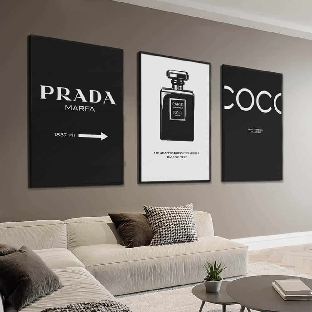 Bundel: "Black Fashion" (3x)