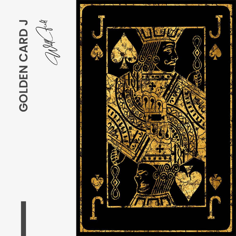 Golden Card J – Verre