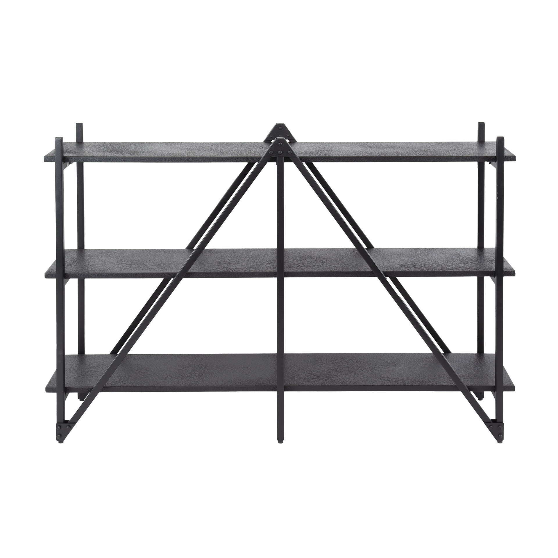 Etagère murale Piega 3 couches 130 cm - Gris