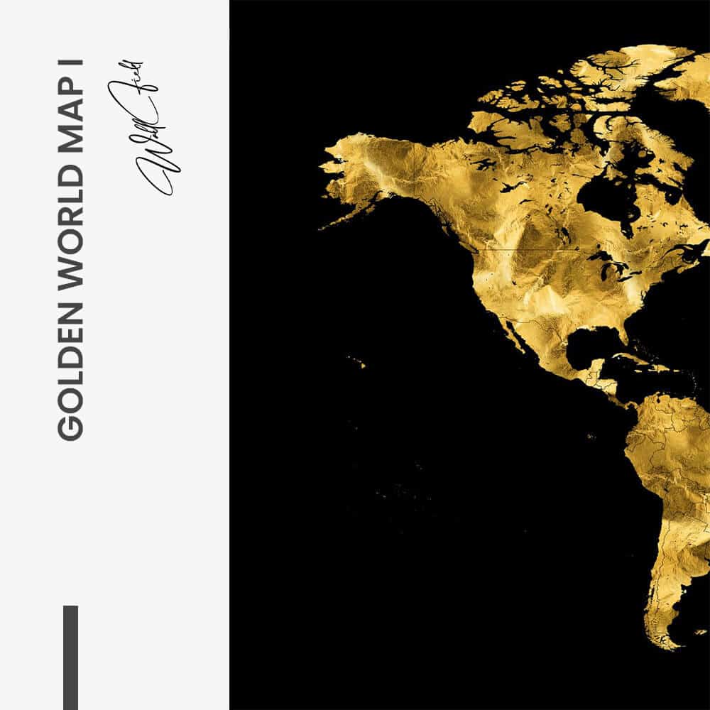 Bundle: "Golden World Map" (3x)