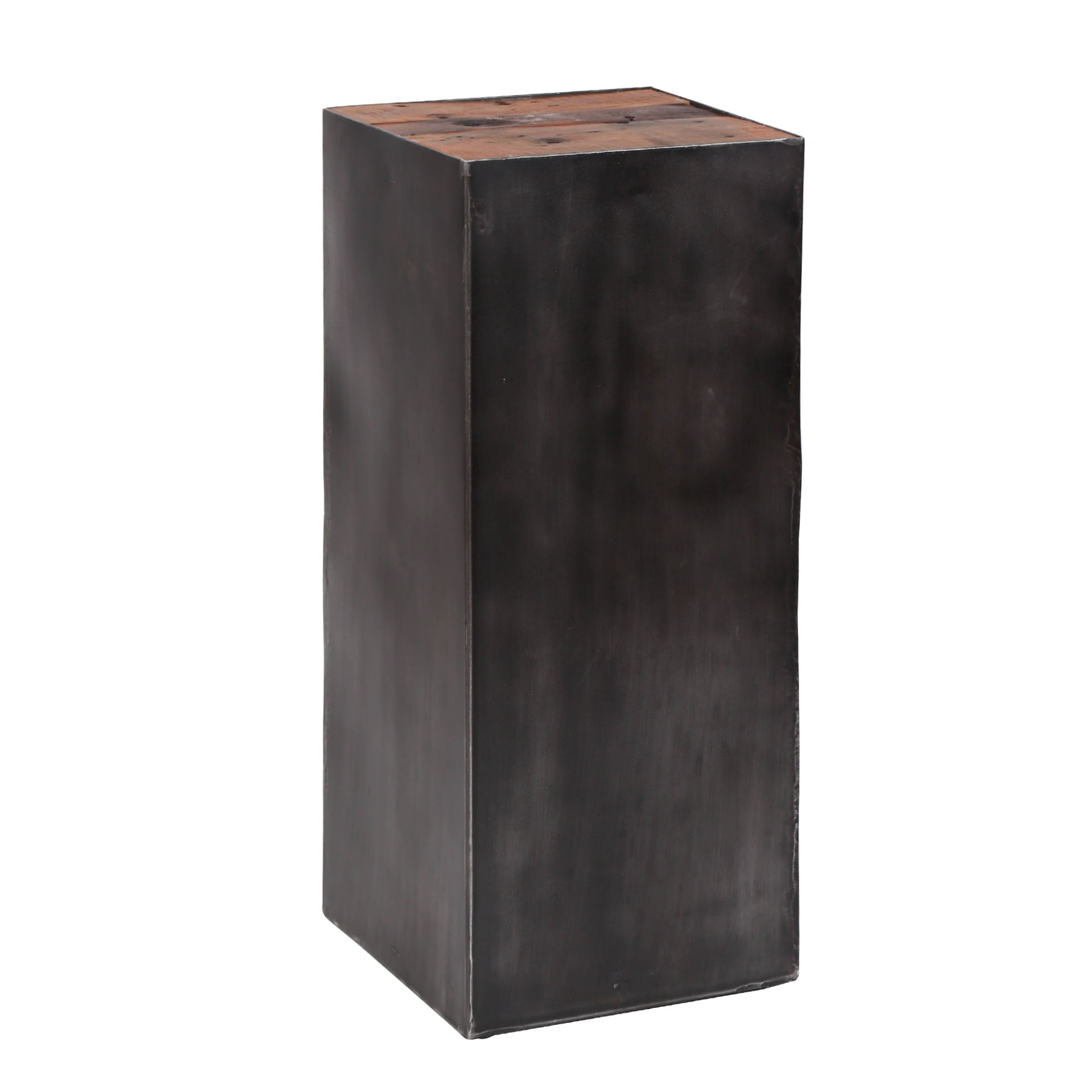 Colonne de fleurs 70 brosse naturelle Radeau en acier / Bois dur robuste