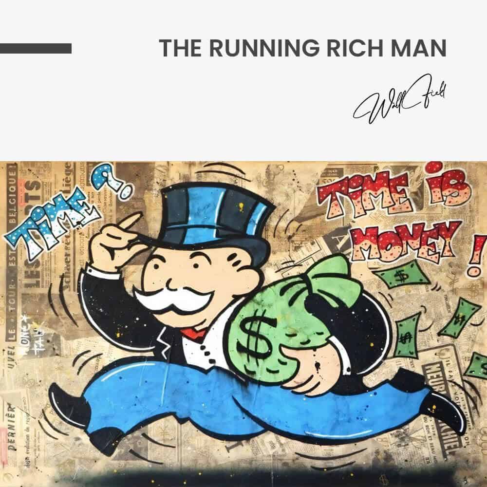 The Running Rich Man - Verre