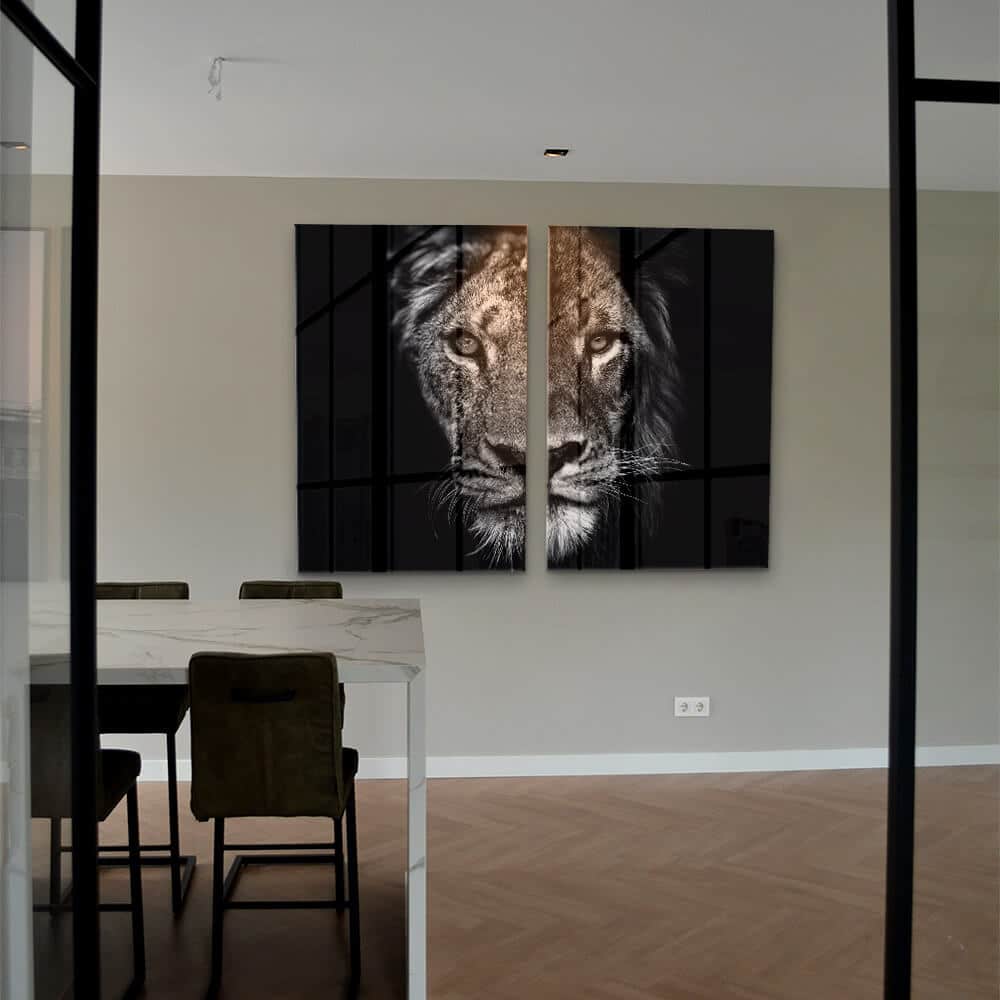 Bundle: "Lion & Lioness III" (2x) – Verre