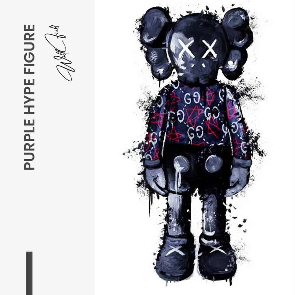 Purple Hype Figure - Verre
