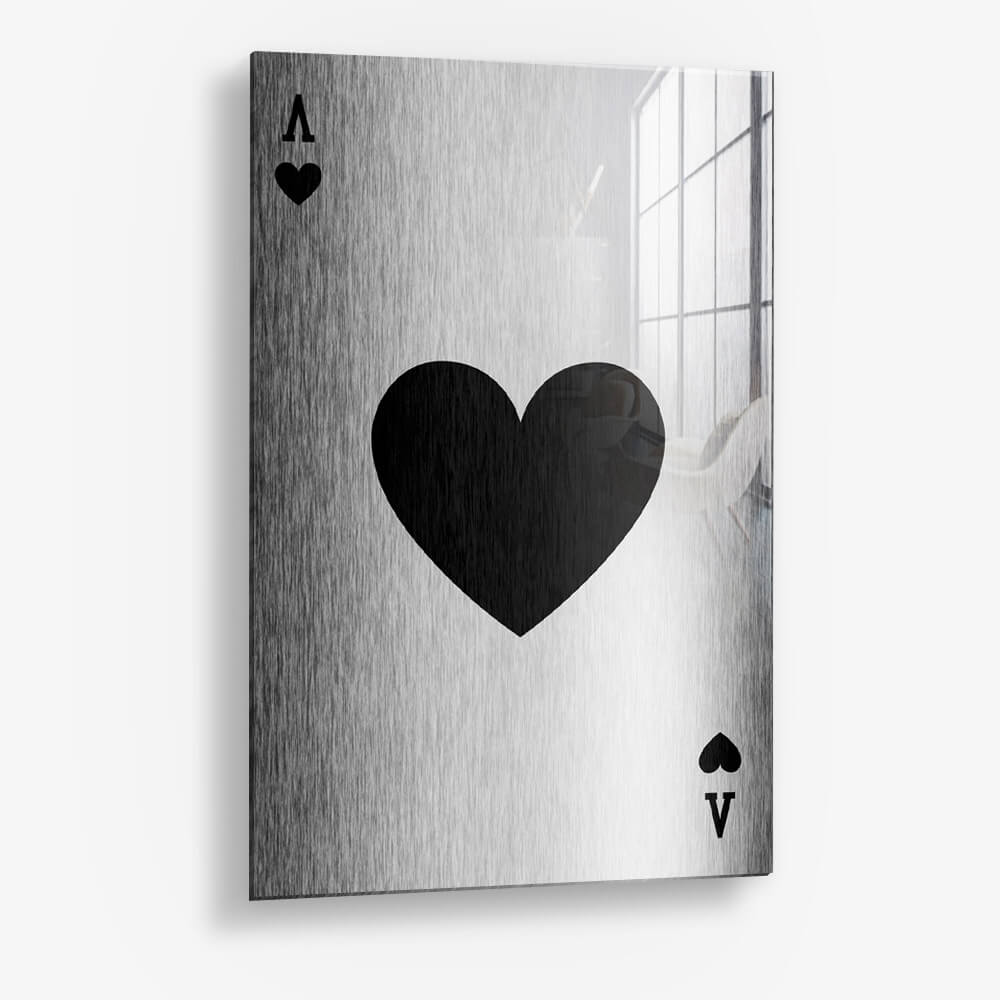 Ace of Hearts Noir II – Verre