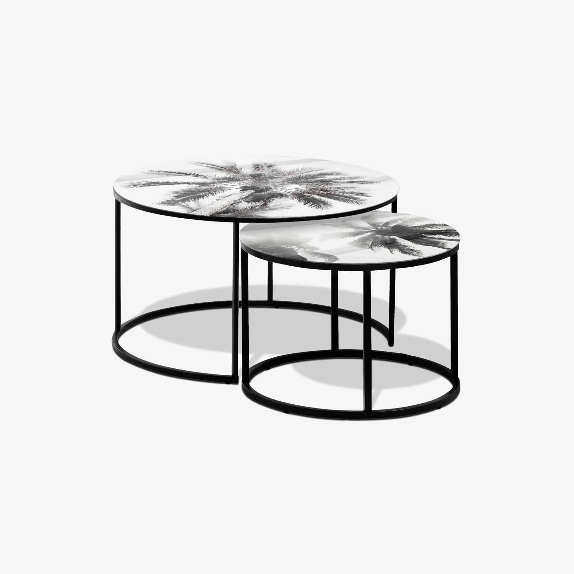 Table basse Noir - Sous le Plateau Palm