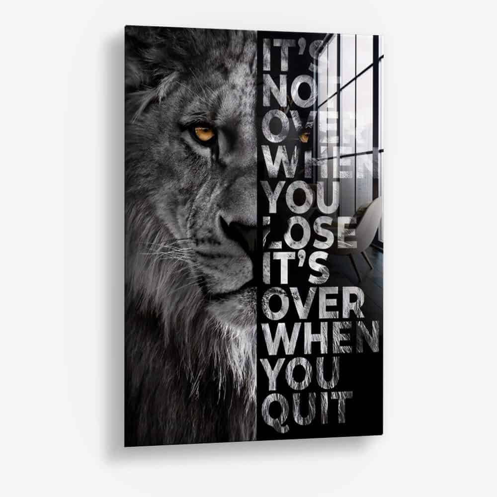 Never Give Up - Verre