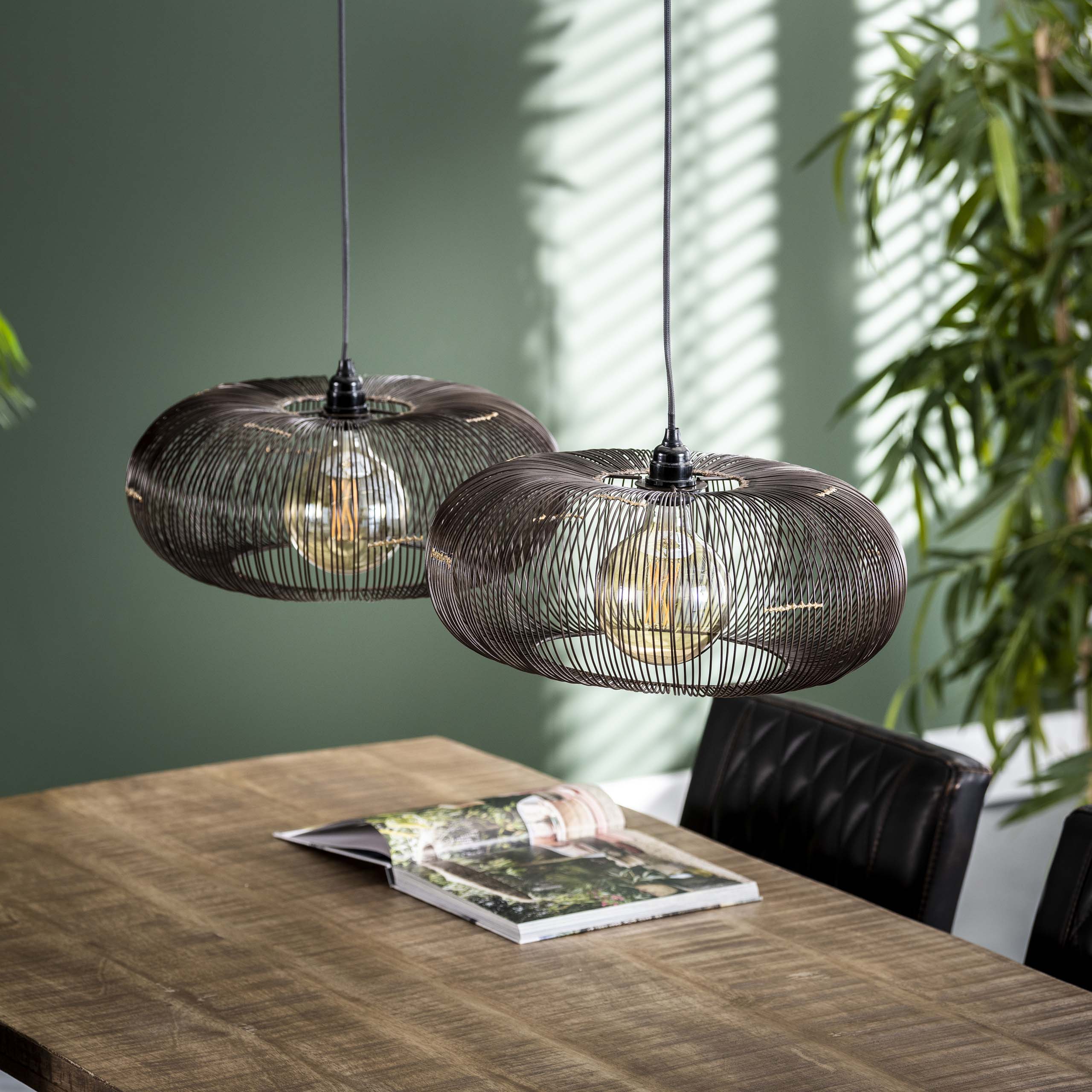 Lampe suspendue 2L Fil de Cuivre