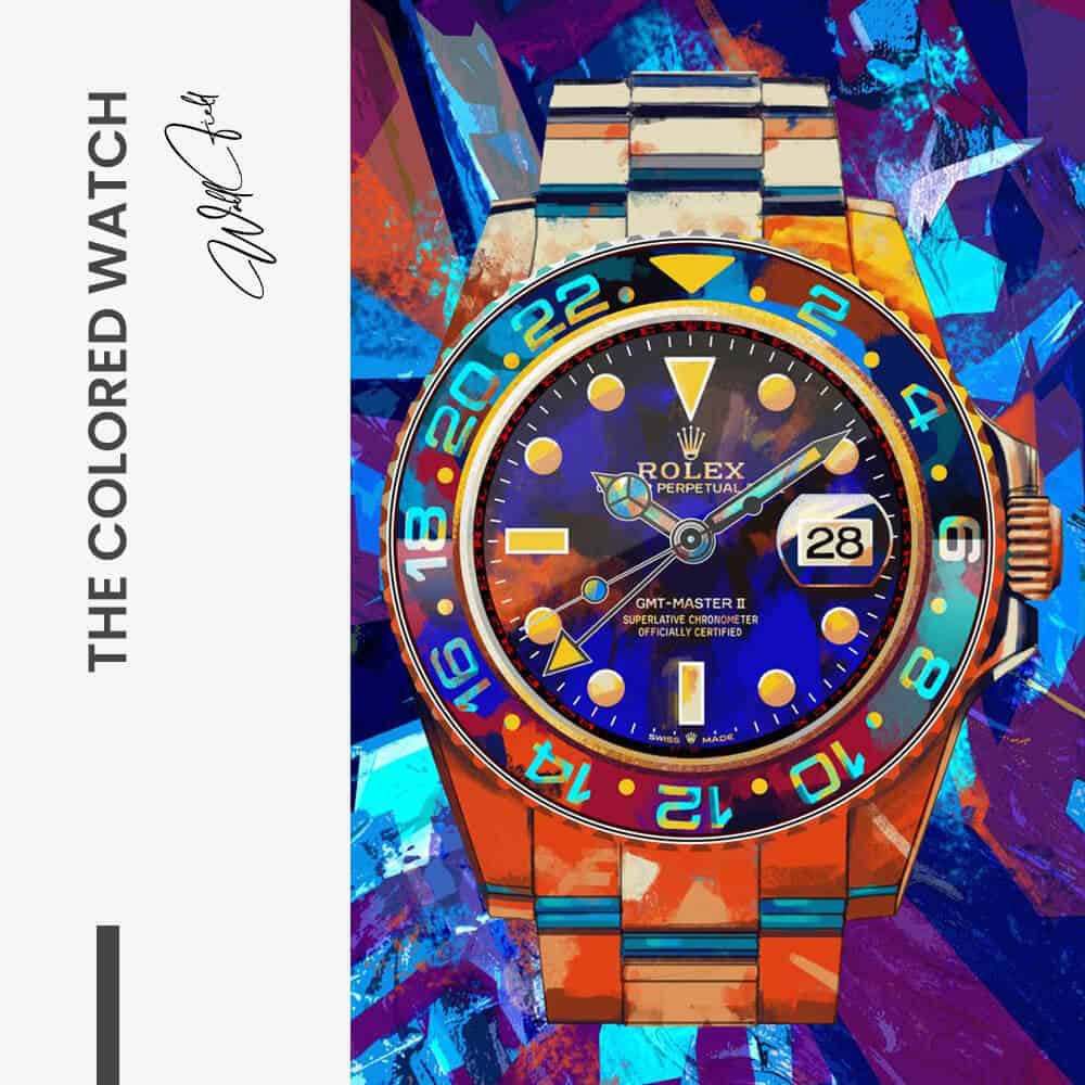 The Colored Watch - Verre