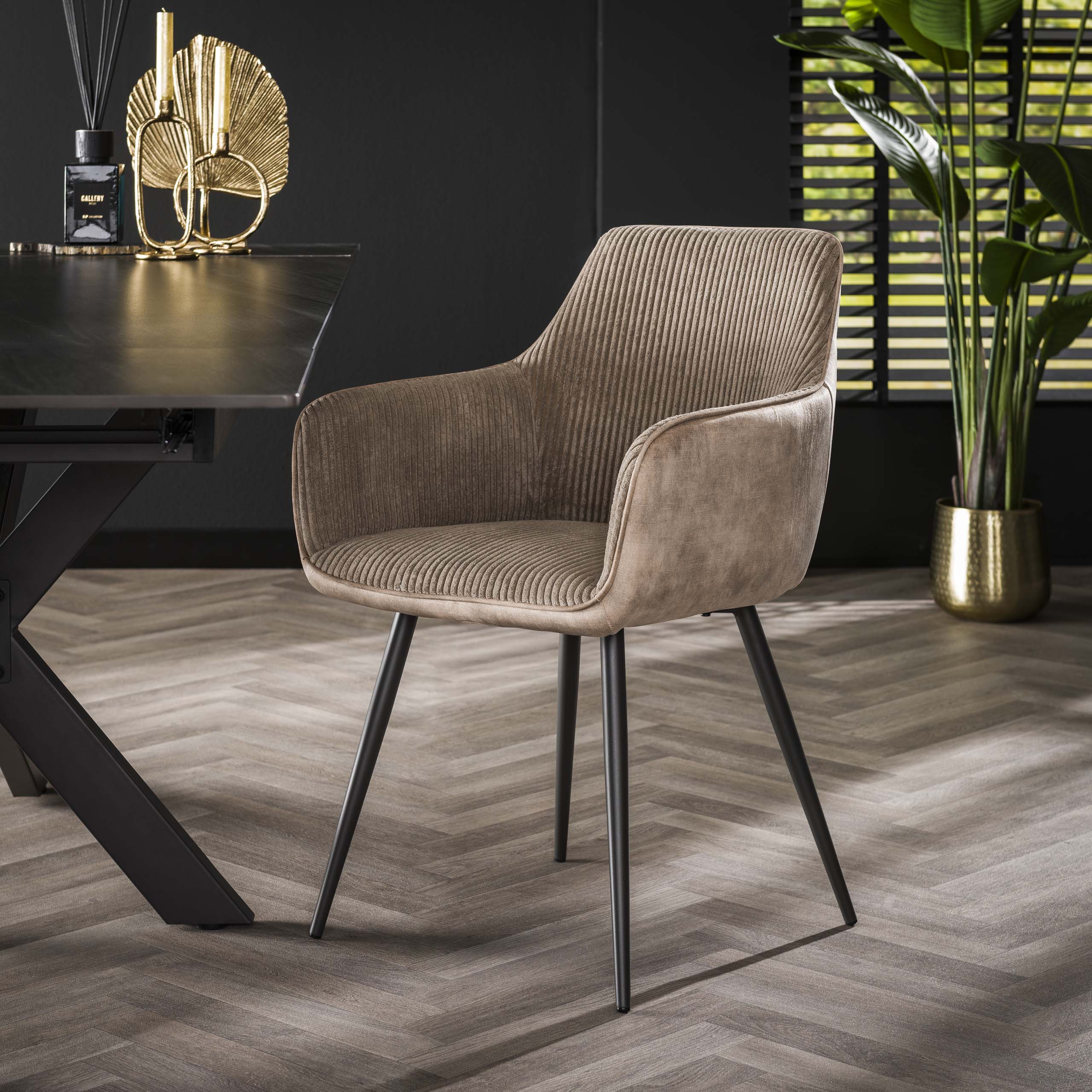 Fauteuil Rib - emballé par 2 - Sable rocheux