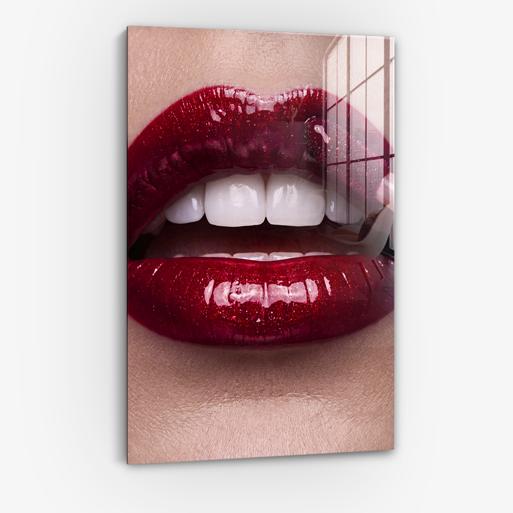 Red Kiss I - Verre