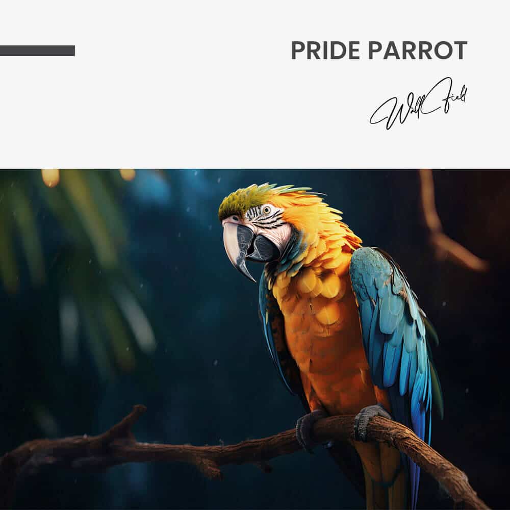 Pride Parrot - Verre