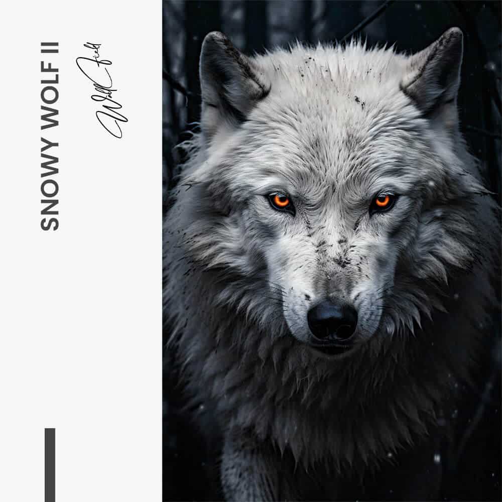 "Snowy Wolf II"