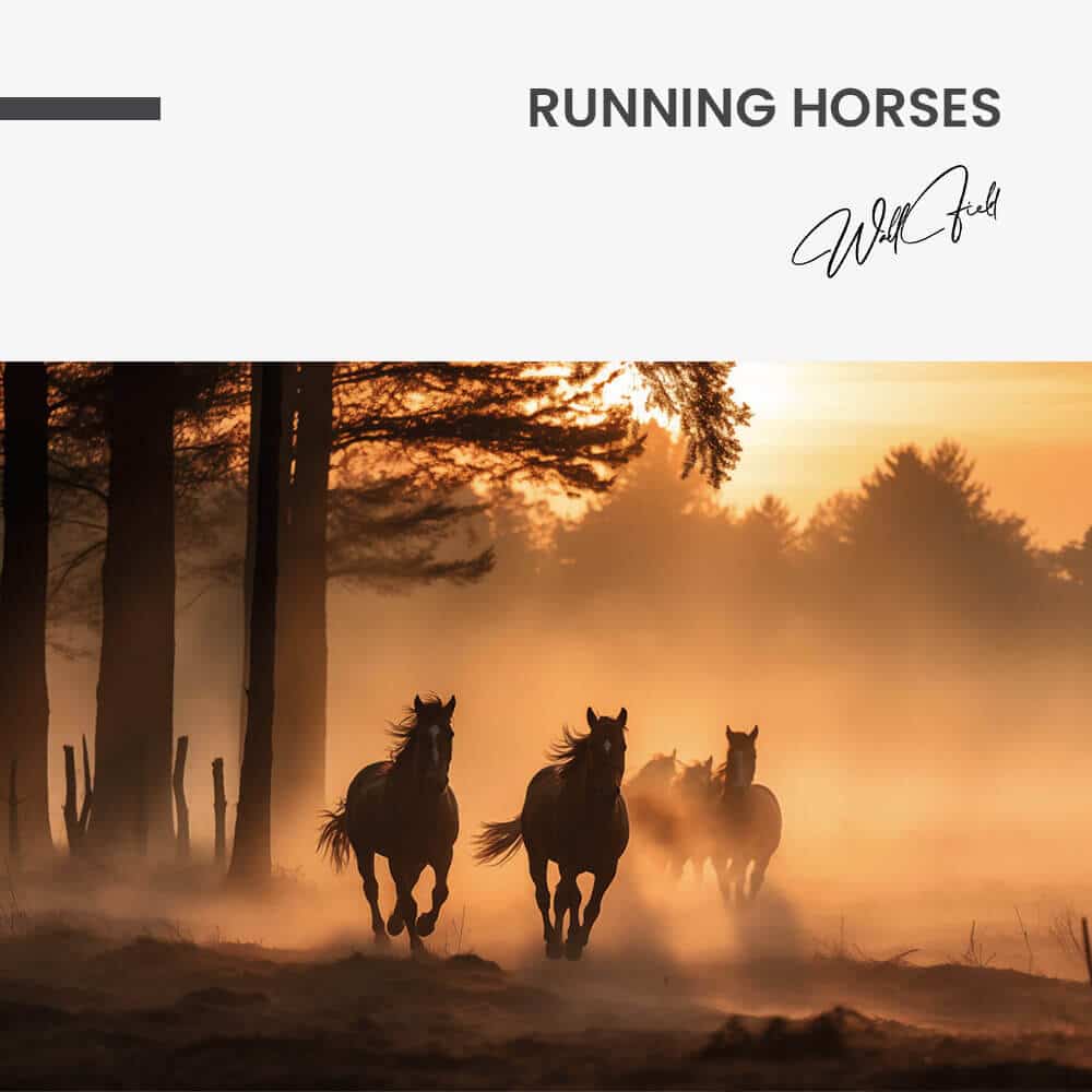 Running Horses – Verre
