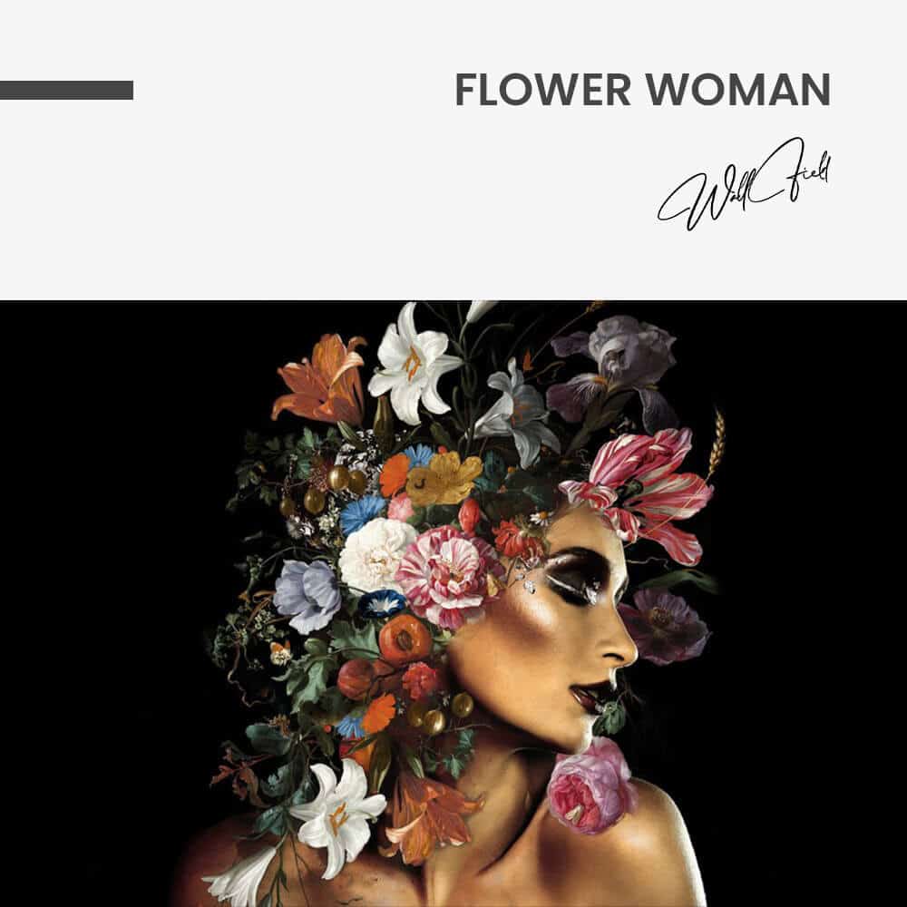 Flower Woman - Verre