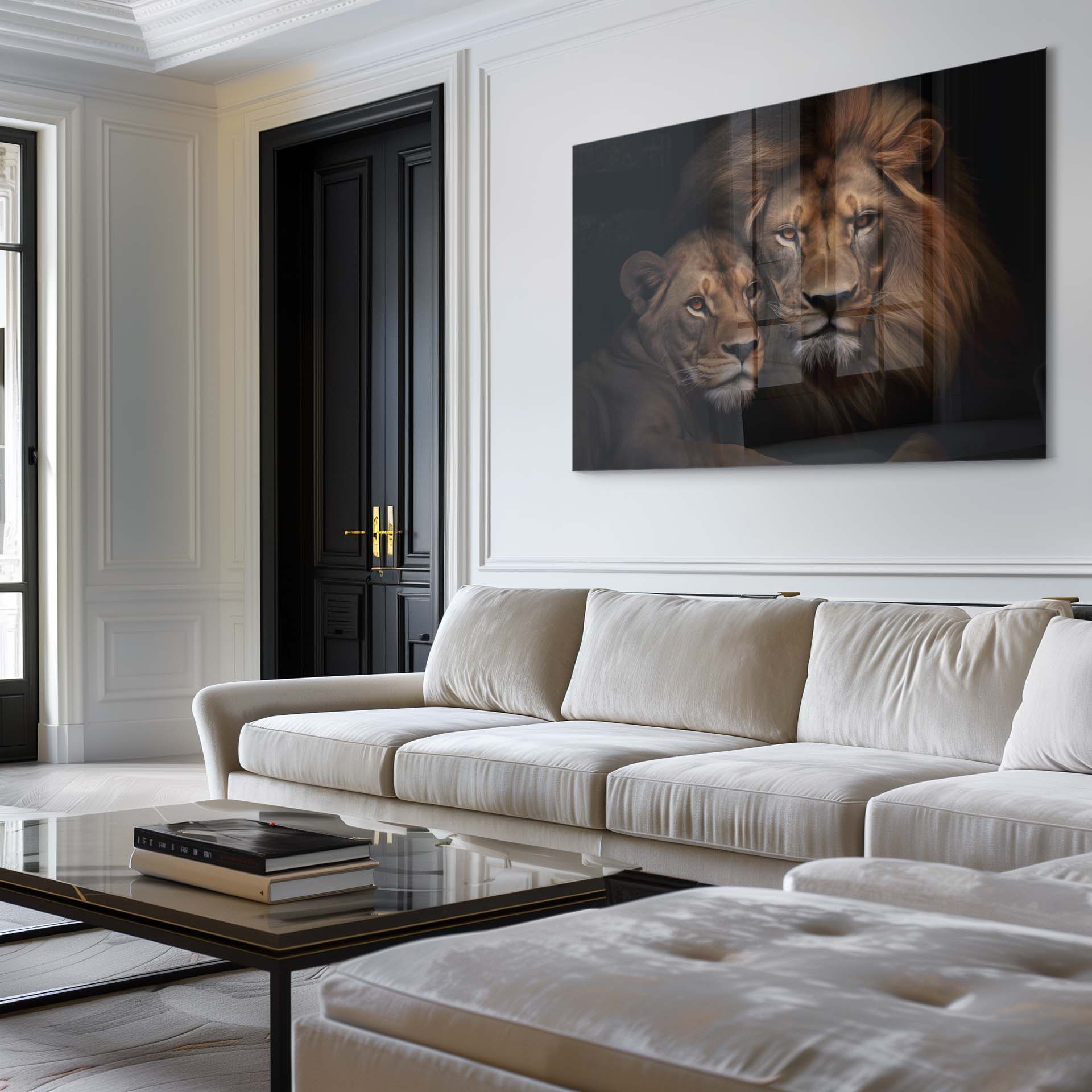 Lion Couple HZ – Verre