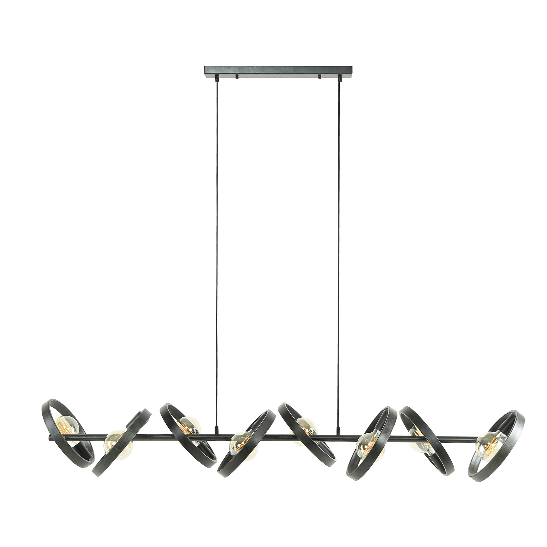 Lampe suspendue 8L hover / Charbon