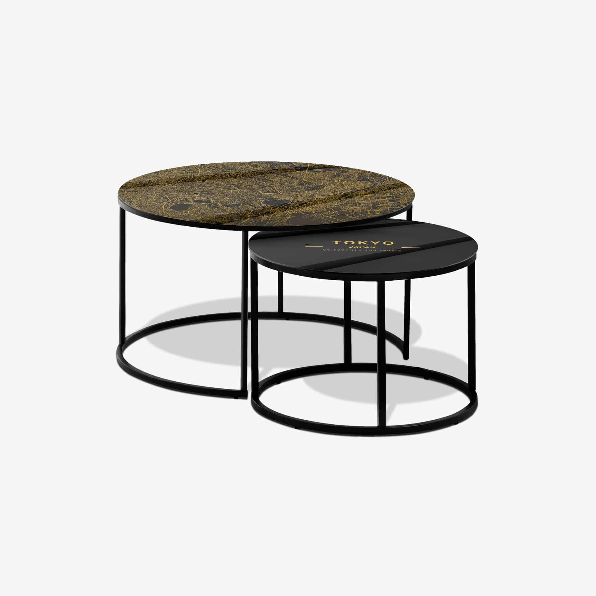 Table basse Noir - Tokyo Gold