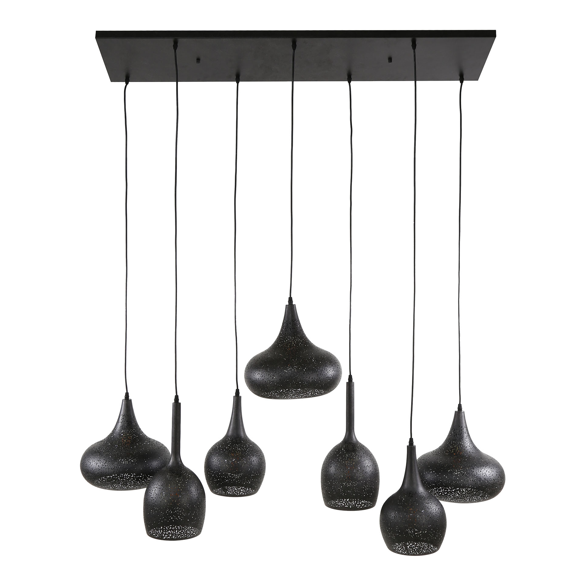 Lampe suspendue 4+3 zip / Noir Artic