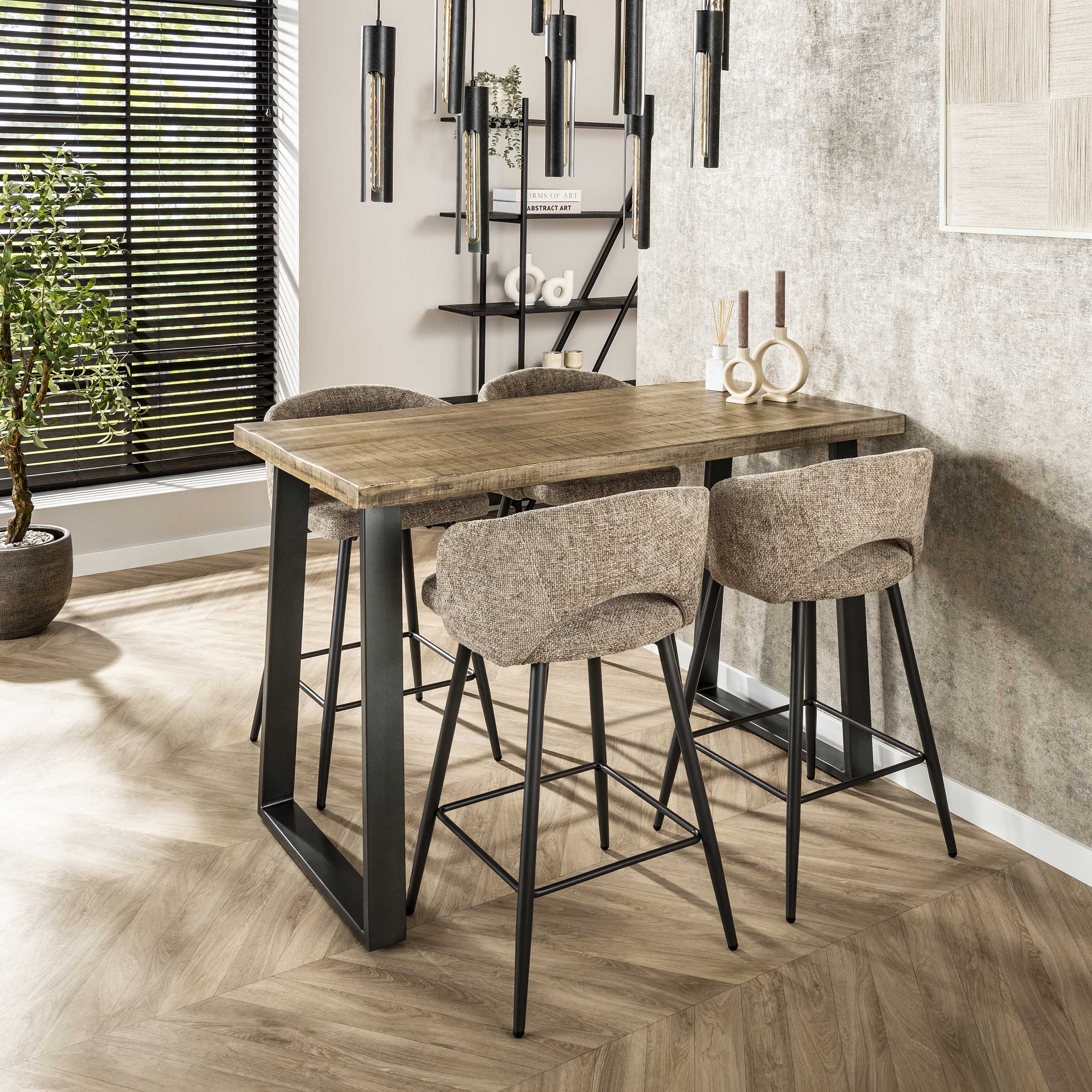 Tabouret de bar Salon - emballé par 2 - Cargo sable